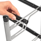 4-Tier Adjustable Expandable Freestanding Shoe Rack with Slide-N-Adjust, Chrome Finish
