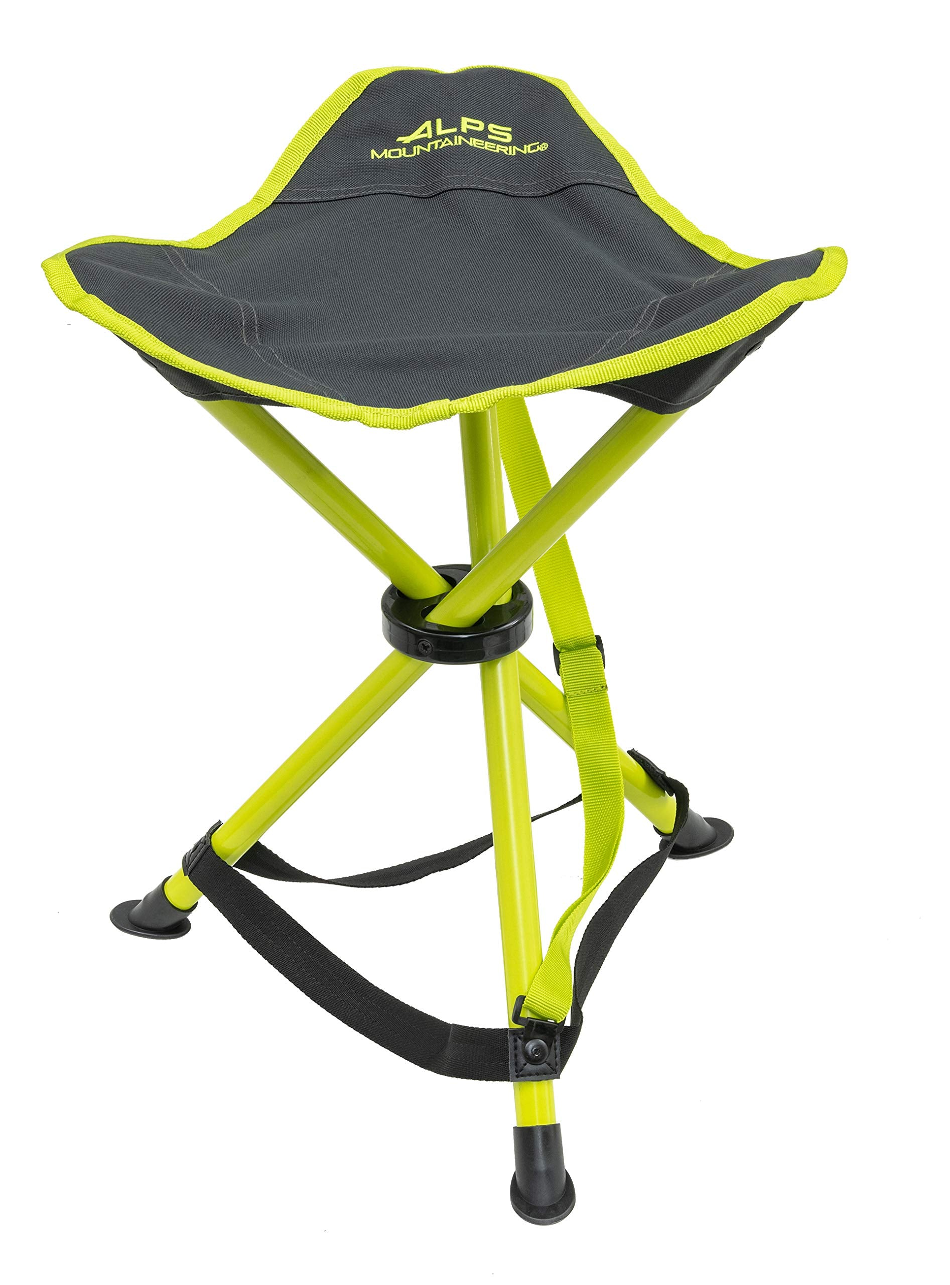 ALPS Mountaineering Tri-Leg Stool - Charcoal/Citrus, New