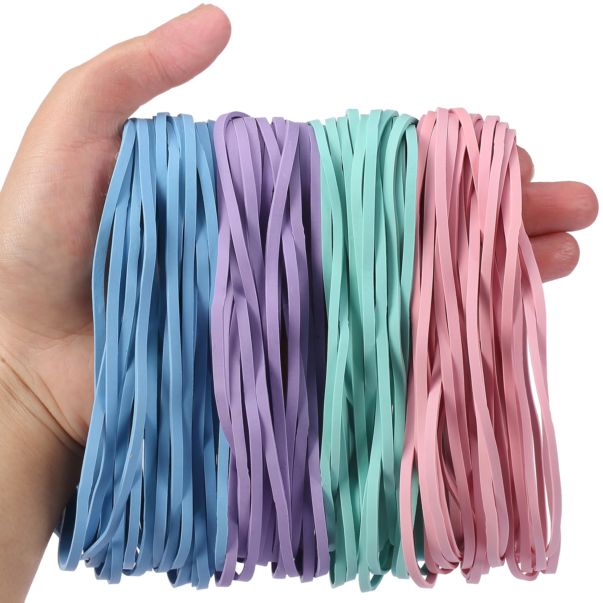 Mr. Pen- Large Rubber Bands, 100 Pack, Morandi Colors, Big Rubber Bands, Extra Large Rubber Bands, Rubber Bands Large, Long Rubb