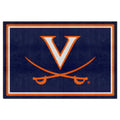 FANMATS 6315 University of Virginia 5ft. x 8 ft. Plush Area Rug