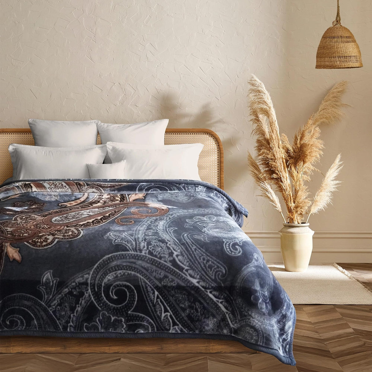 MYTRIDENT Sanskriti Double Blanket, KASHIDA