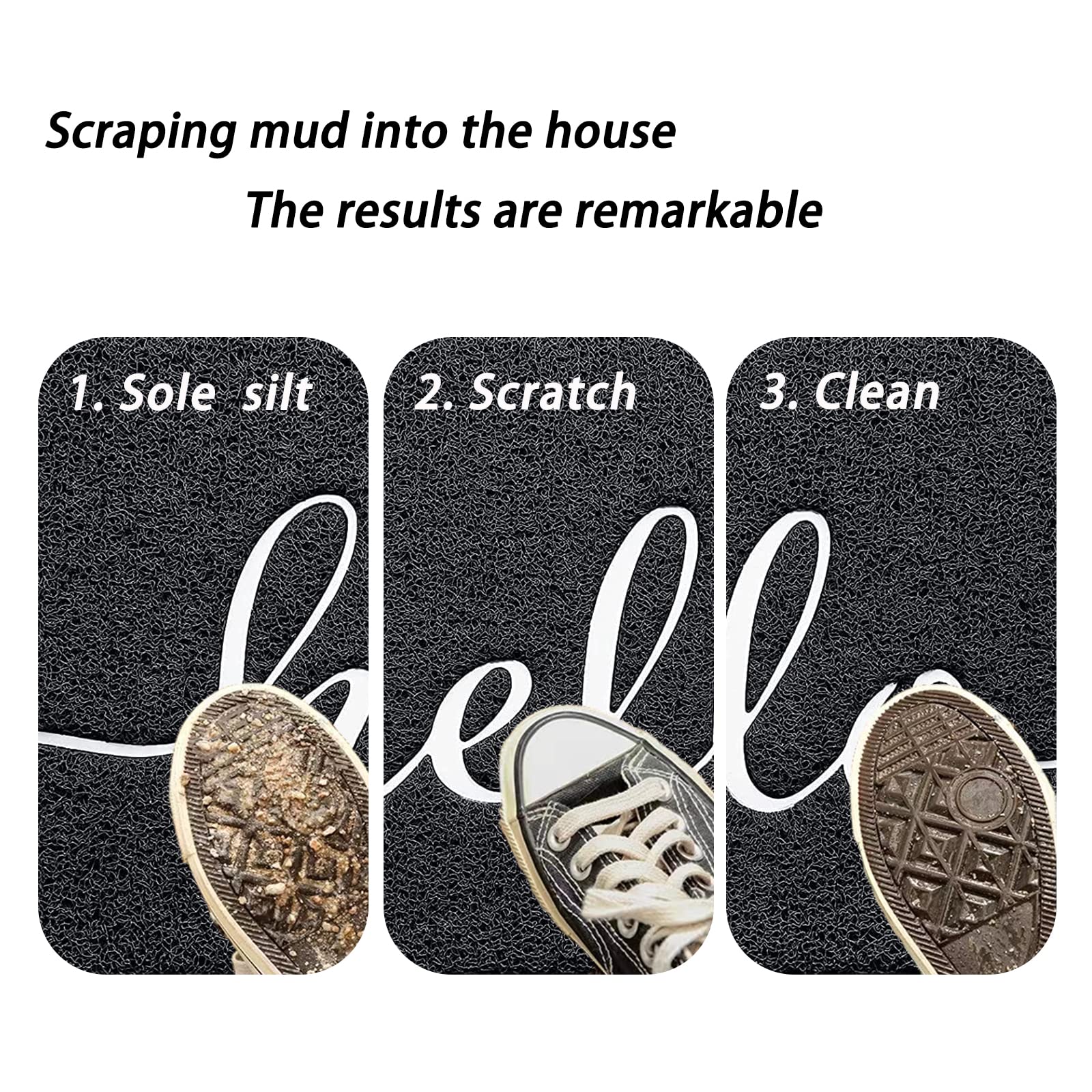 Fireosma Door Mat, Welcome Mats Outdoor, Front Door Mat For Outside Entry, Doormat Outdoor/Indoor Entrance, Front Door Rugs For