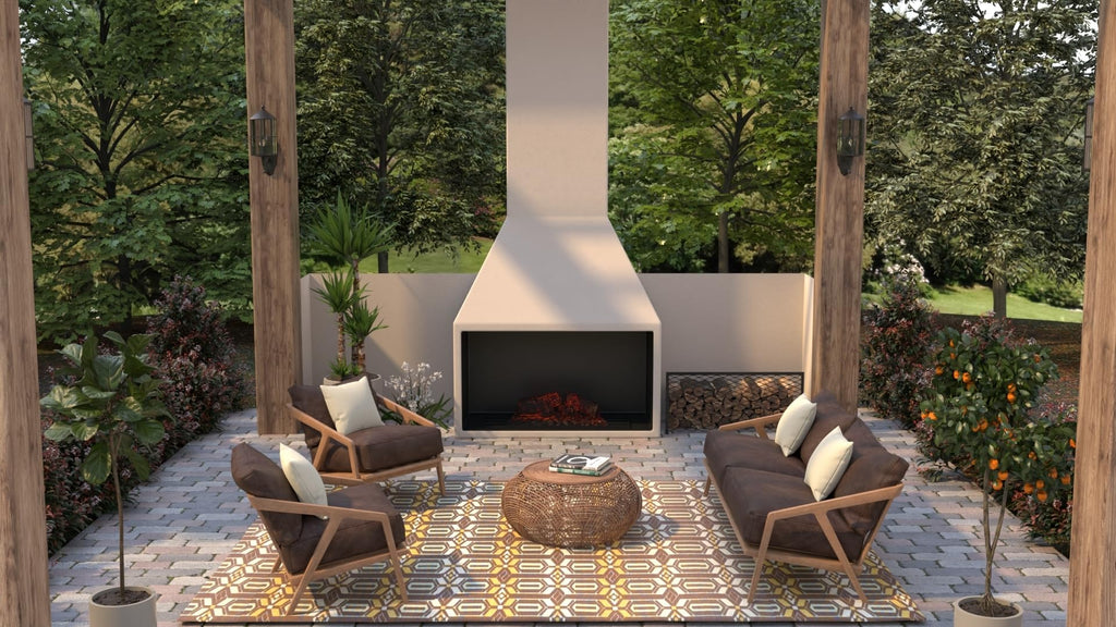 Mad Mats Geometric Outdoor Rug, Reversible Plastic Mat (6' X 9', Moroccan - Arts & Crafts)