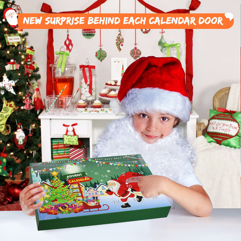 Christmas Advent Calendar 2024 For Kids 24 Days Christmas Countdown Calendar With 24 Pcs Animal Finger Puppets Plush Toys Christ
