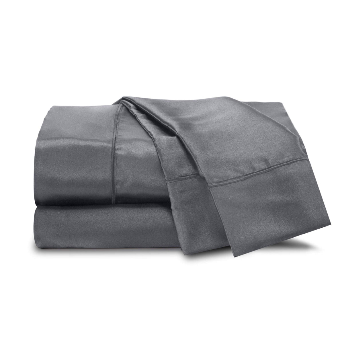 4-Piece Martex Elegance Satin Sheets | Full Size Bed Sheets | Luxury Hotel Quality Bed Sheets Set | Satin Sheets | Silky Soft &