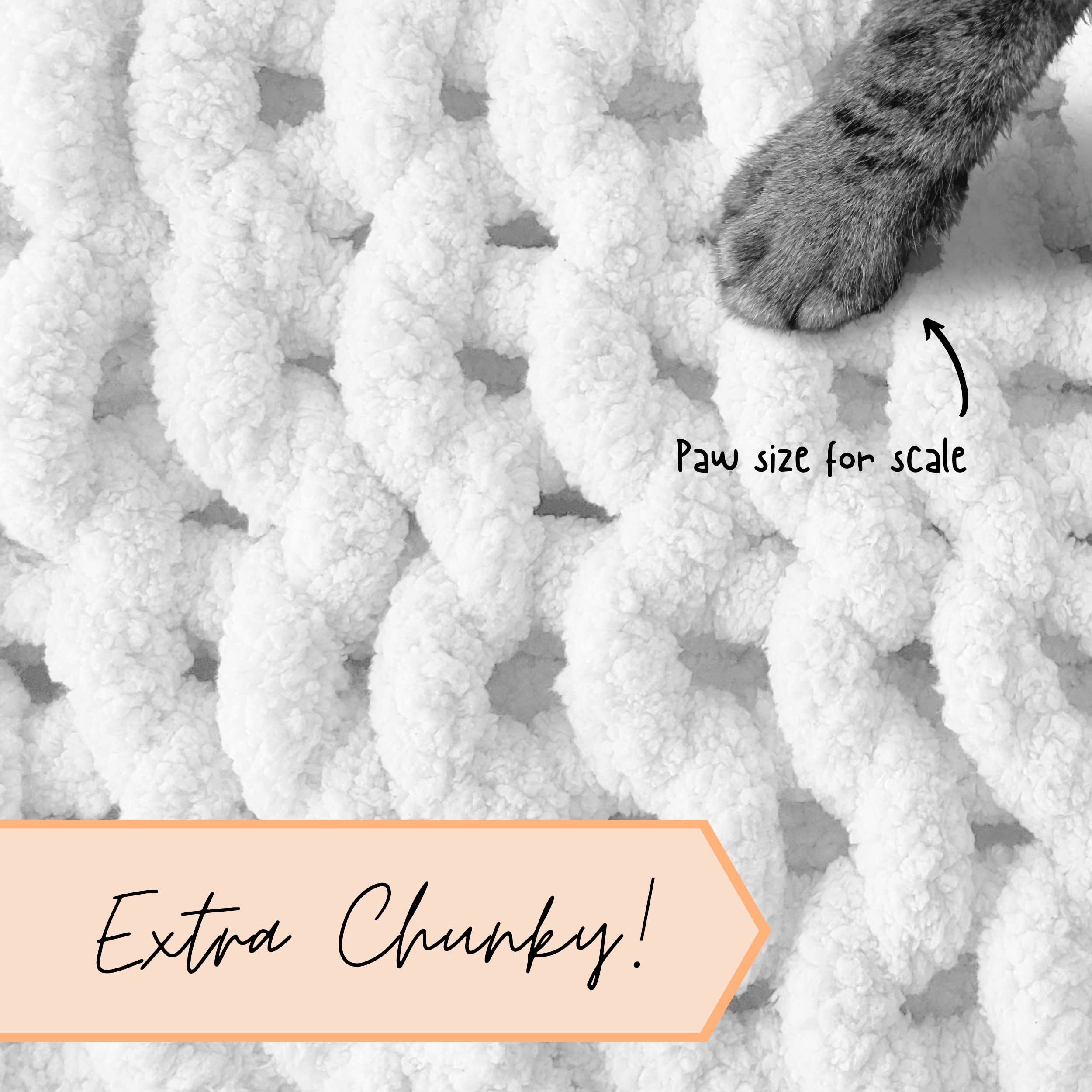 Adyrescia Chunky Knit Blanket Throw | 100% Hand Knit With Jumbo Chenille Yarn (50''X60'', Caramel Brown)