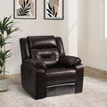Amazon Brand  Solimo Costa 1 Seater Leatherette Recliner (Brown)