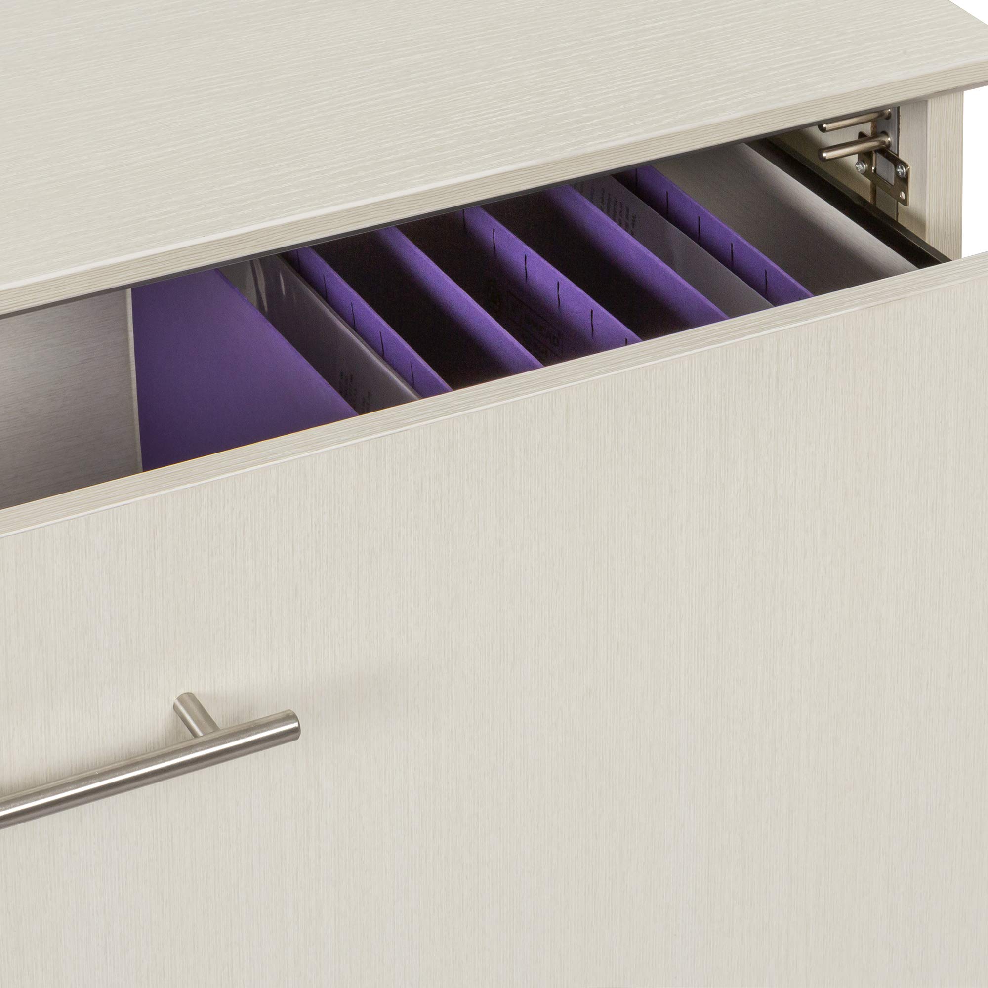 Mayline MVLFTSS Medina 2-Drawer Locking Lateral File Cabinet, Letter or Legal, Textured Sea Salt Laminate