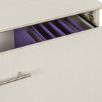 Mayline MVLFTSS Medina 2-Drawer Locking Lateral File Cabinet, Letter or Legal, Textured Sea Salt Laminate