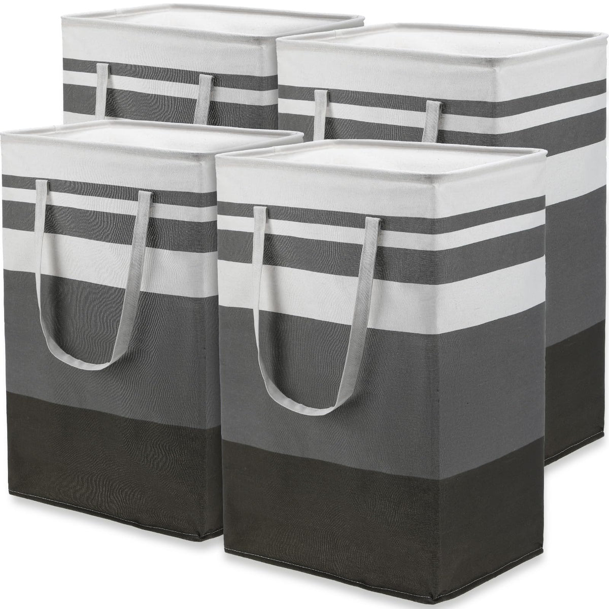4 Pcs 75L Large Laundry Basket Laundry Hamper Freestanding Waterproof Clothes Hamper Collapsible Tall Clothes Basket with Extend