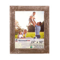 BARNWOODUSA | Farmhouse 24x30 Picture Frame | 1 1/2 inch Molding | 100% Reclaimed Wood | Rustic | Espresso