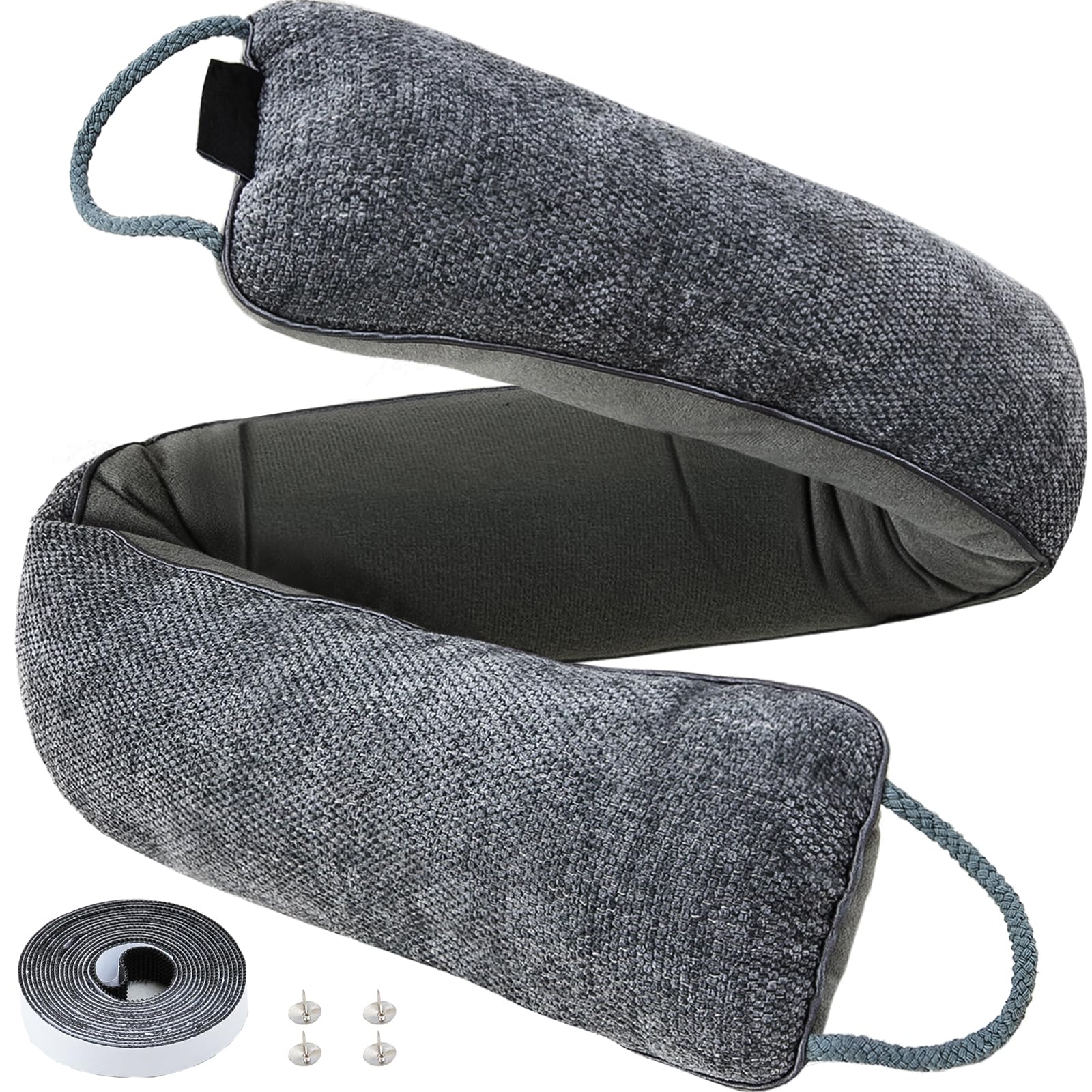Weighted Door Draft Stopper Under Door Noise Blocker Front Door Insulation Door Draft Guard Weatherproof Strip Energy Efficient
