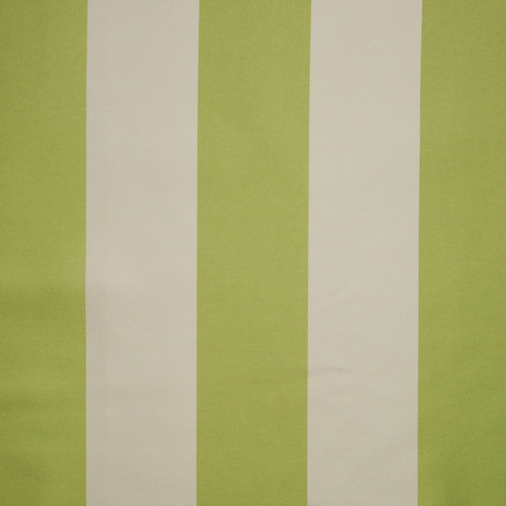 Exclusive Home Canopy Stripe Indoor/Outdoor Grommet Top Curtain Panel, 54''X108'', Kiwi / Sand, Set Of 2