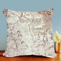 Sajavat Home Cotton & Velvet Printed Cushion Cover | 22X22 Inches / 55X55 Cms | Pink, AllSeason (Pack Of 1)
