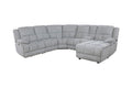 Coaster Home Furnishings Belize 6-Piece Pillow Top Arm Power Sectional Grey