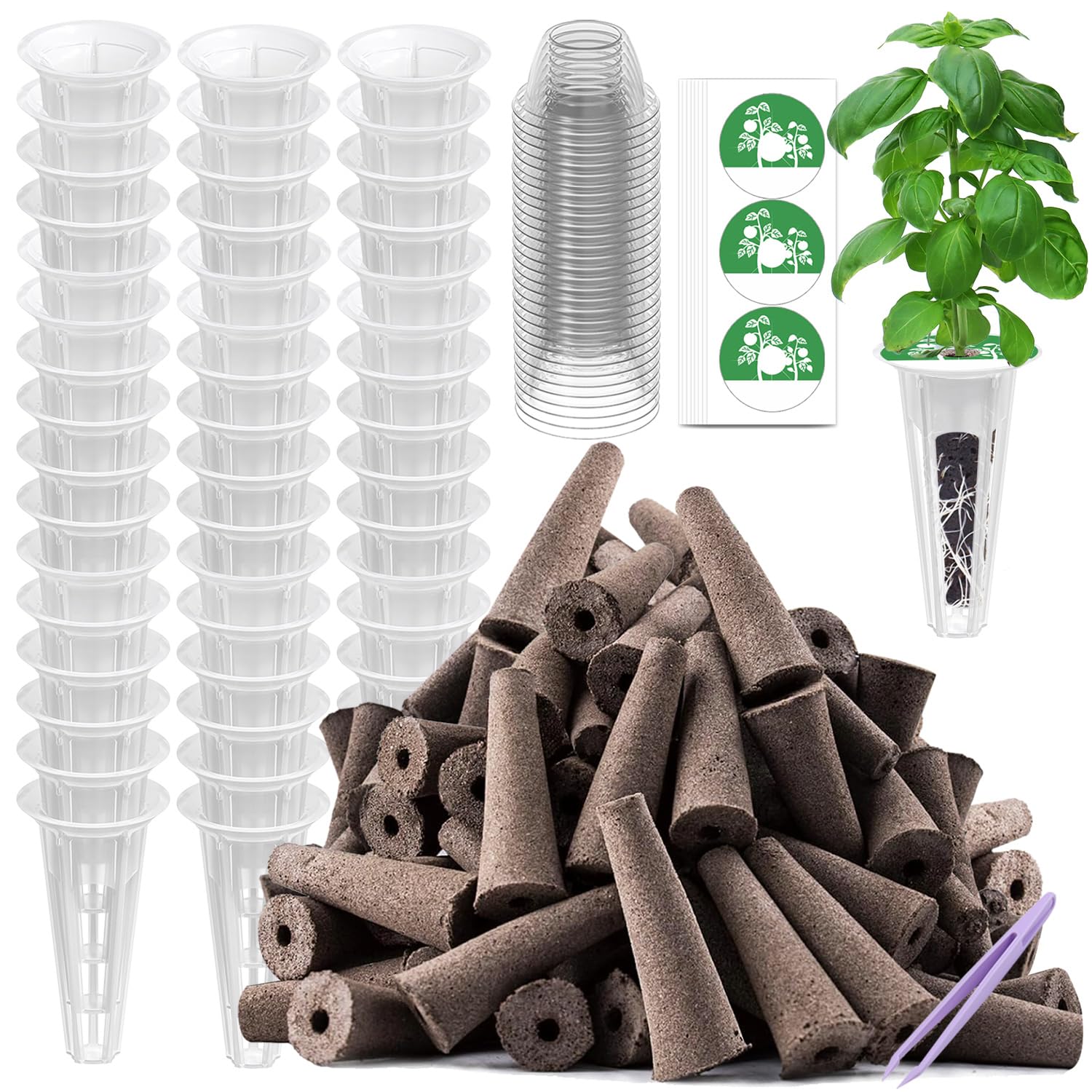 Seed Pod Kit Compatible With Aero Garden And All Brands - Grow Anything Kit For Indoor Garden Hydroponics Growing System With 48