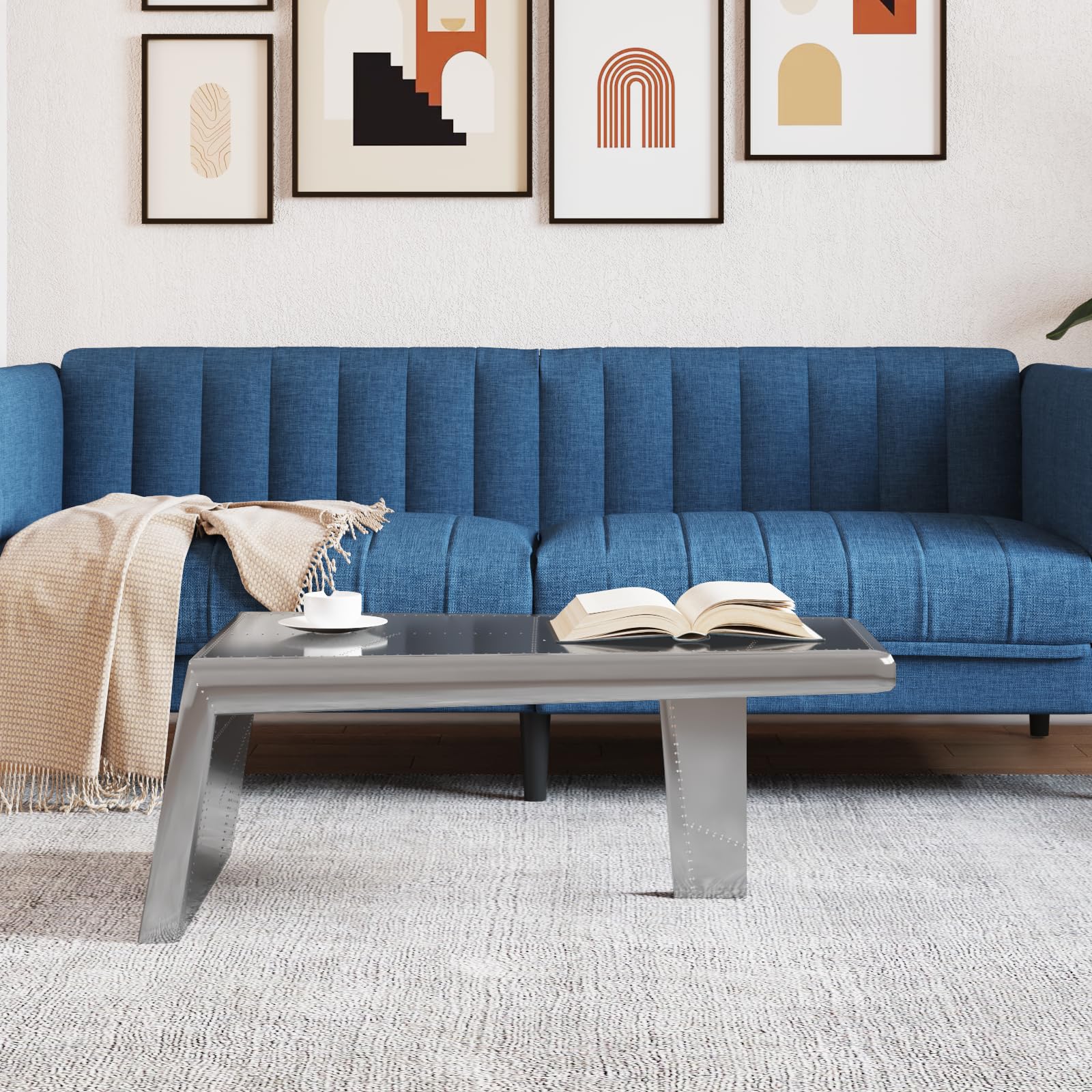 vidaXL Vintage Aviator Center Table - Thumbnail 2