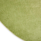 Nourison Essentials Indoor/Outdoor Green 4' X Round Area -Rug, Easy -Cleaning, Non Shedding, Bed Room, Living Room, Dining Room, Backyard, Deck, Patio (4 Round)