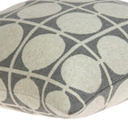 HomeRoots 100% Cotton Parkland Collection Aani Transitional Tan Pillow Cover with Poly Insert