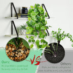 Loywree Fake Hanging Potted Plant, 35.4In Artificial Potted Plant Faux Ivy Vine Plant Hanging Plant Pothos For Shelf Home Office