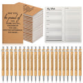 Spakon 60 Pcs Inspirational Employee Appreciation Gift Weekly Planner Notepad Journal And Motivational Ballpoint Pen Bulk For Te