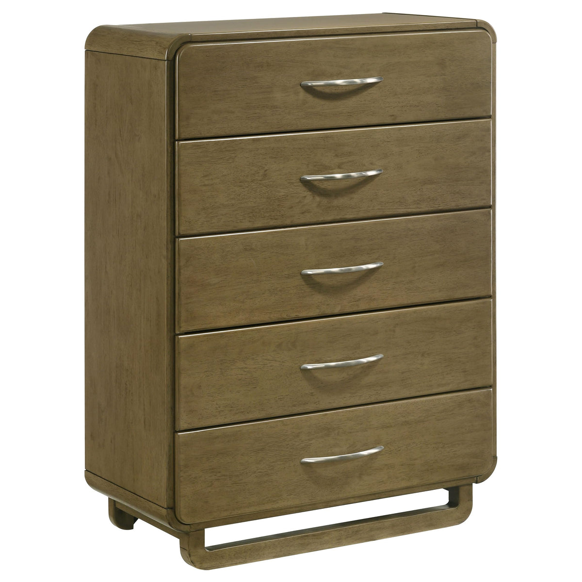 Coaster Home Furnishings Amsbury Transitional Wood 5-Drawer Bedroom Chest of Drawers Chiffonier Clothing Storage Cabinet Bedroom Armoire Tall Dresser Organizer Unit Nutmeg 224275