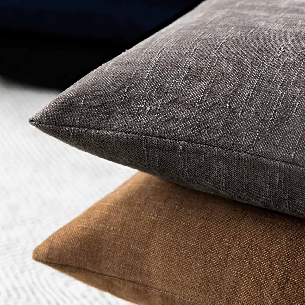 Foindtower Pack Of 2 Soft Textured Chenille Throw Decorative Pillow Covers Lumbar Accent Solid Cushion Cover Cozy Farmhouse Pill