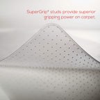 Lorell, Llr69166, Wide Lip Medium Pile Chairmat, 1 Each, Clear