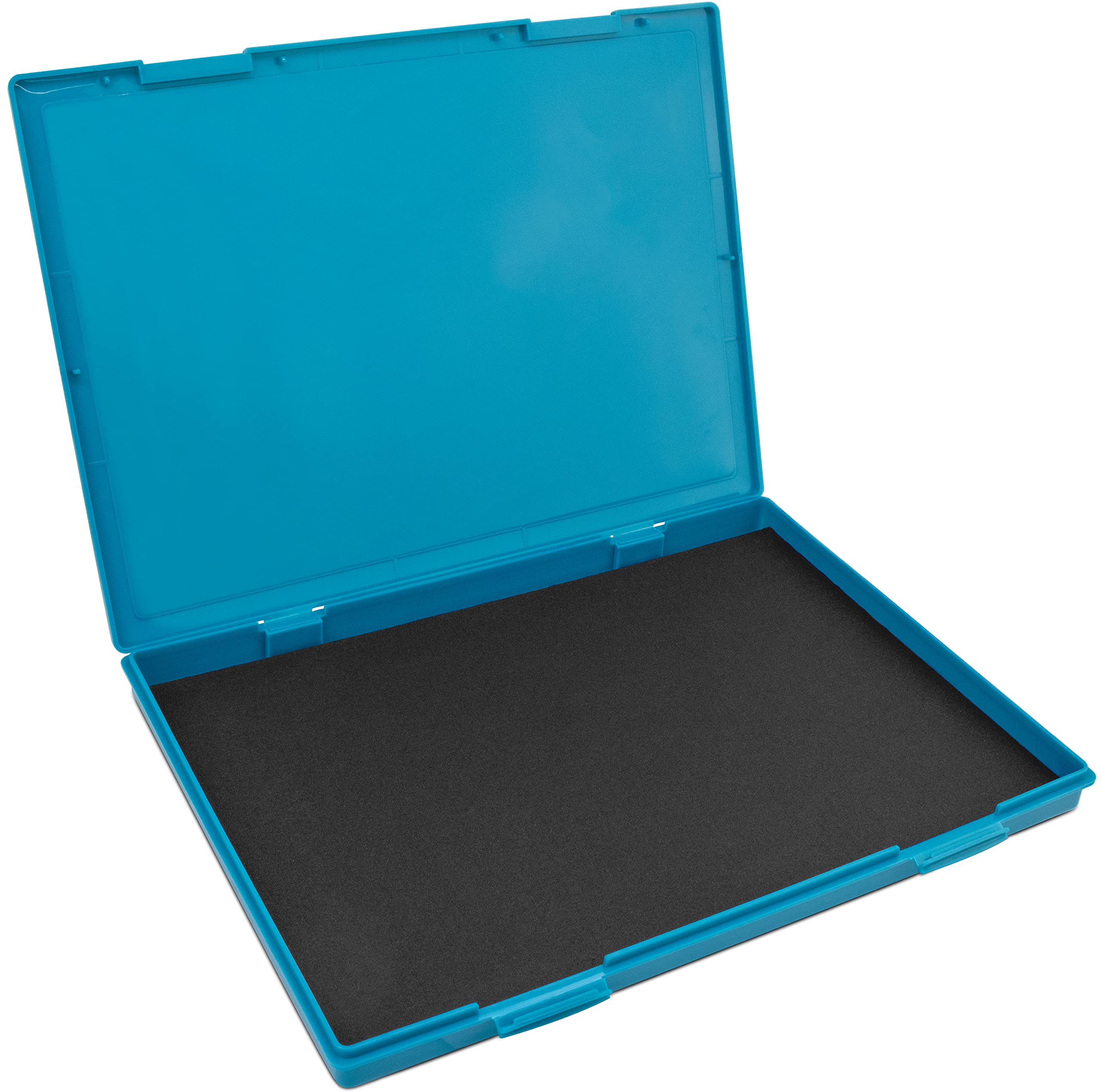 Maxmark Extra Large Black Ink Stamp Pad - 8.25' X 11.5' - Industrial Felt Pad - Black Color