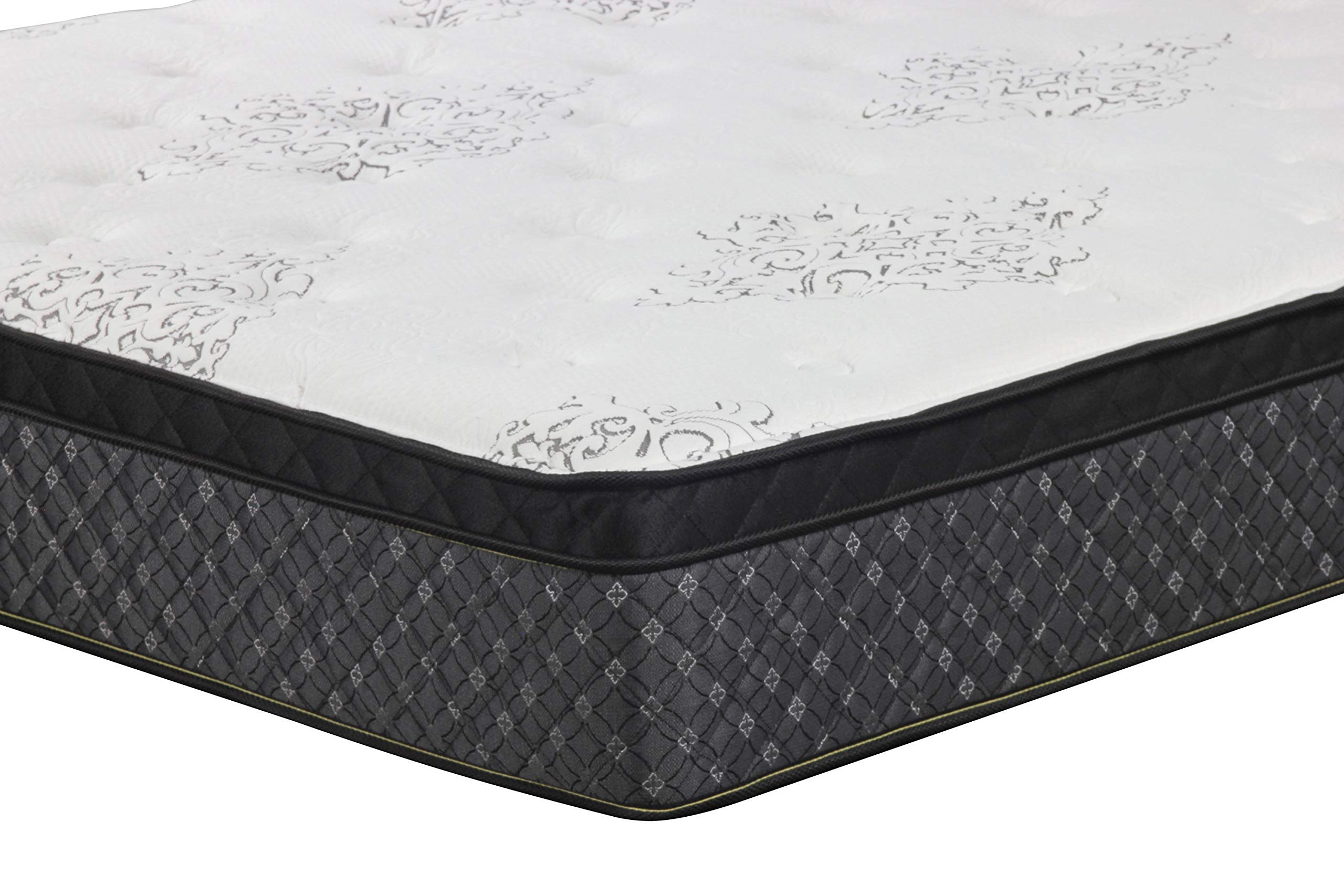 Coaster Home Furnishings Aspen 12.5&quot; Eastern King Mattress White and Black