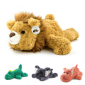 Youblek 16' | 2 Pounds Yellow Lion Weighted Stuffed Animals,Sensory Comfort Plush Throw Pillow Toy,Kawaii Plushies Hugging Toy