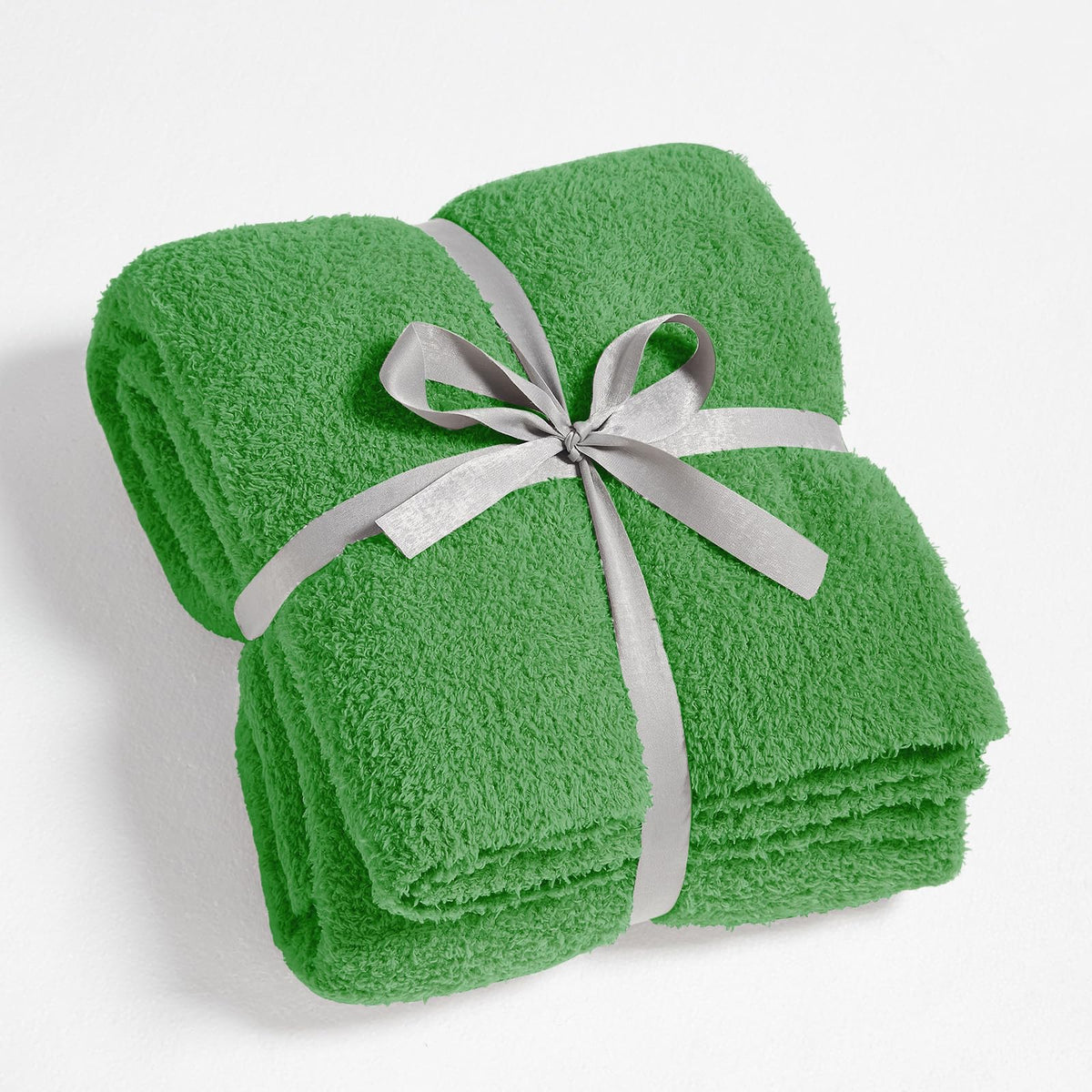 Cymula Super Soft Green Throw Blanket - Lightweight Plush Fuzzy Fluffy Warm Cozy Blankets And Throws For Sofa Bed All Season Use