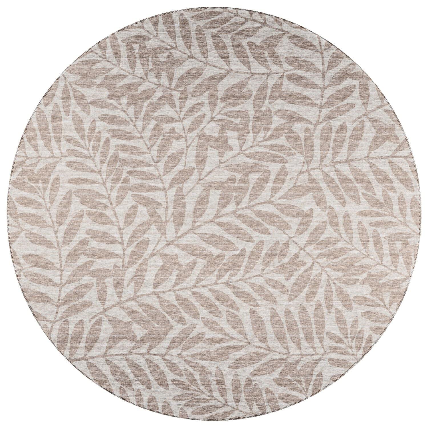 Sedona Sn5 Beige Coastal Rug Round 4' X 4'