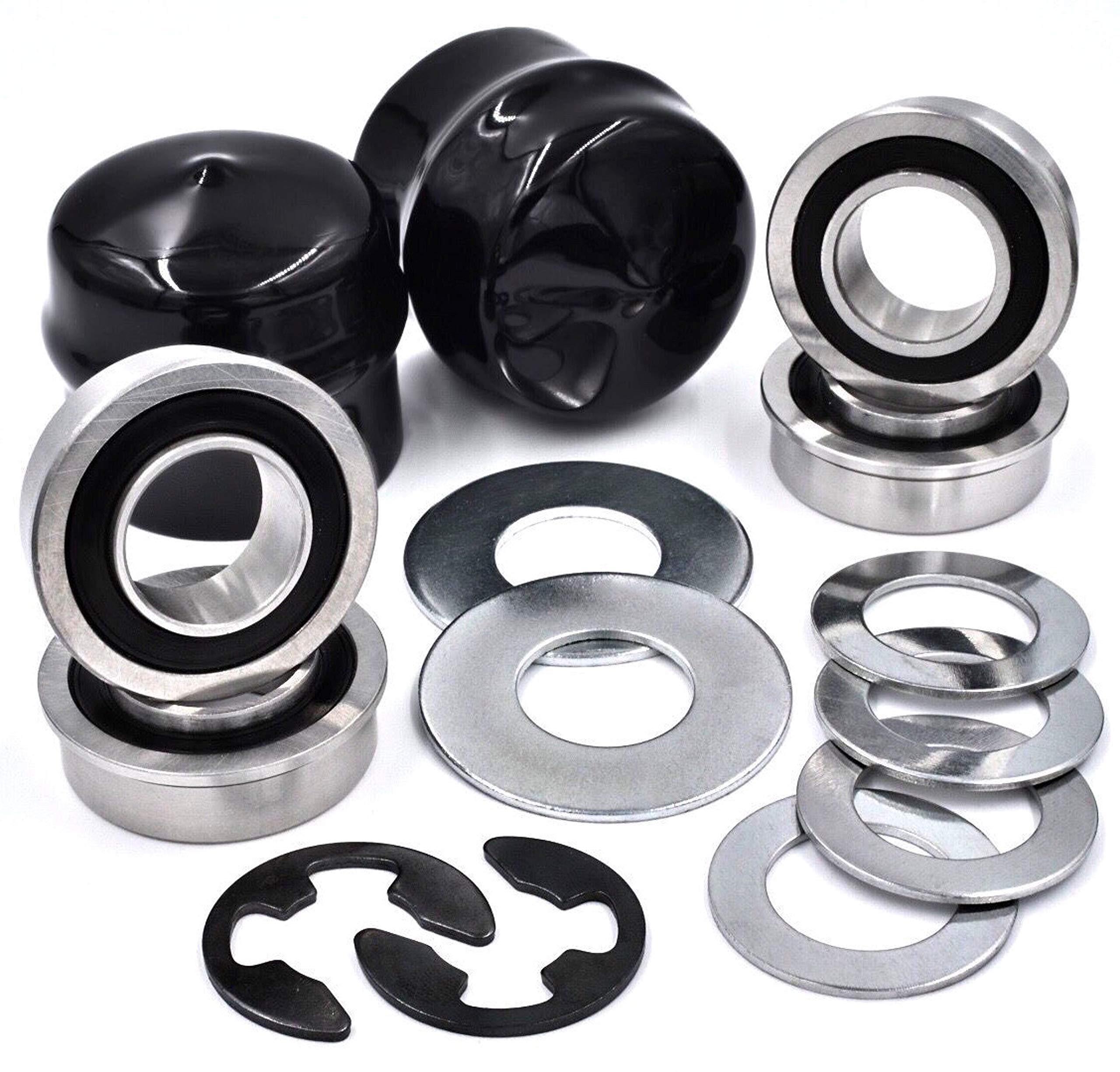 (4 Pack) Hd Switch Front Wheel Bushing To Bearing Conversion Kit Fits Snapper, Simplicity 1752171Yp 1752171 1713167Sm 4302 - Oem