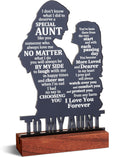 Aunt Gifts from Niece - Aunt Birthday Gifts - Best Aunt Ever Gifts - Auntie Gift Ideas - Aunt Mother's Day Gifts - Christmas Gif