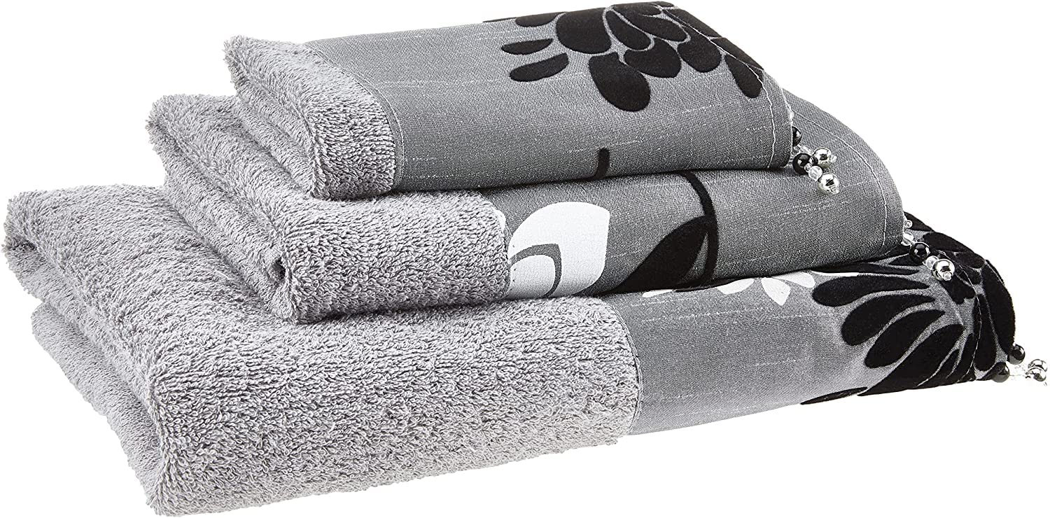 Zahari Home Erica Bathroom Towel Set 3 Piece Towel Bath Towel, Hand Towel and Wash Towel Modern Decor Beautiful Unique Design St