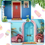 Ceenna Summer Welcome Doormat Ice Pop Coir Doormat With Non Slip Backing Summer Mat Front Porch Rugs For Home Entrance Anniversa