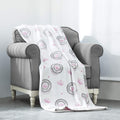 Juicy Couture - Throw Blanket | Juicy Emblem | Plush And Cozy | Decorative Blankets For Sofas, Chairs And Beds| Luxurious And So