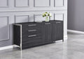 Best Quality Furniture Ac12-A Cabinet, Walnut