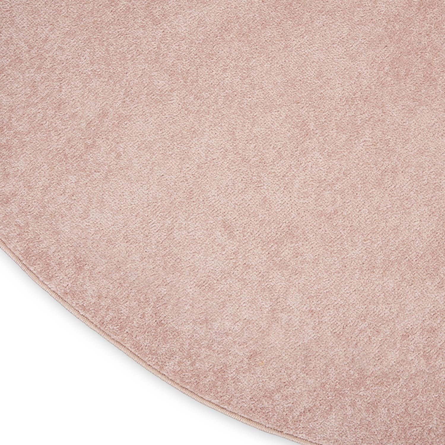 Nourison Essentials Indoor/Outdoor Pink 6' X Round Area -Rug, Easy -Cleaning, Non Shedding, Bed Room, Living Room, Dining Room, Backyard, Deck, Patio (6 Round)