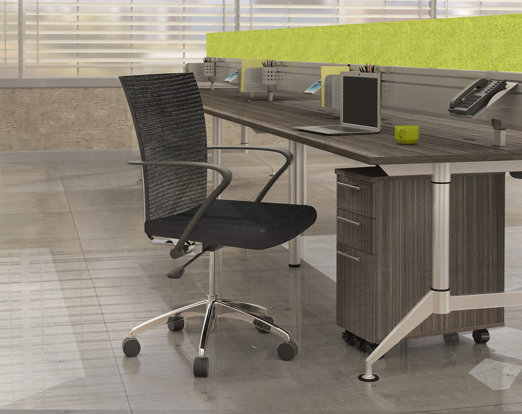 Safco Mayline Group Valore Chair, Black TSH3BB 20.5"D x 23.5"W x 36.5"H