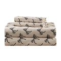 Comfort Spaces 100% Cotton Sheets Twin XL, Breathable, Naturally Cool Cotton Sheets, Cotton Bed Sheets with 12 Elastic Pocket Fi