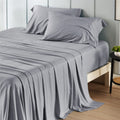 Bedsure Full Size Sheets, Cooling Sheets Full, Rayon Derived From Bamboo, Deep Pocket Up To 16', Breathable & Soft Bed Sheets,