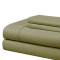 Cathay Home Essentials Ultra Soft Hypoallergenic Wrinkle Resistant Double Brushed Microfiber Bedding Sheet Set, Sage, King