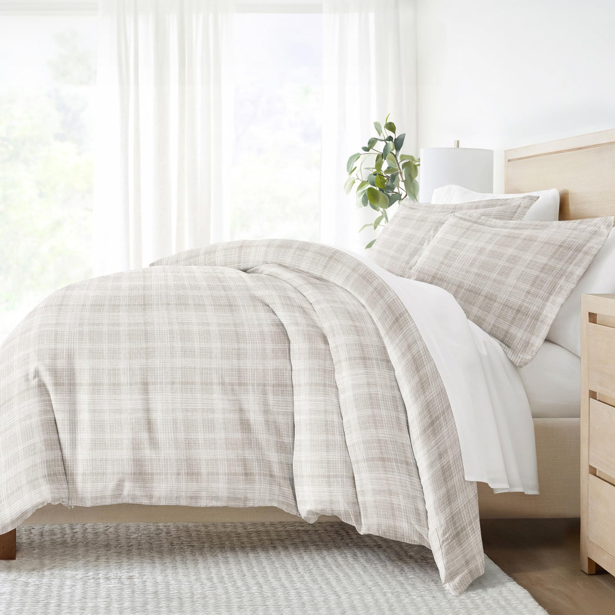Linen Market Duvet Cover King Size (Gray) - Experience Hotel-Like Comfort With Unparalleled Softness, Exquisite Prints & Solid C