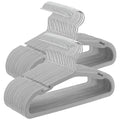SONGMICS Baby Hangers 50 Pack, 11 x 6.9 Inches, Kids Hangers for Closet, Non-Slip Velvet Hangers, Childrens Hangers, Space-Savin