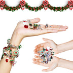 Novernat Charm Bracelet Advent Calendar 2024 Diy Jewelry Making Kit 24 Days Christmas Countdown Calendar For Girl Kids Teens