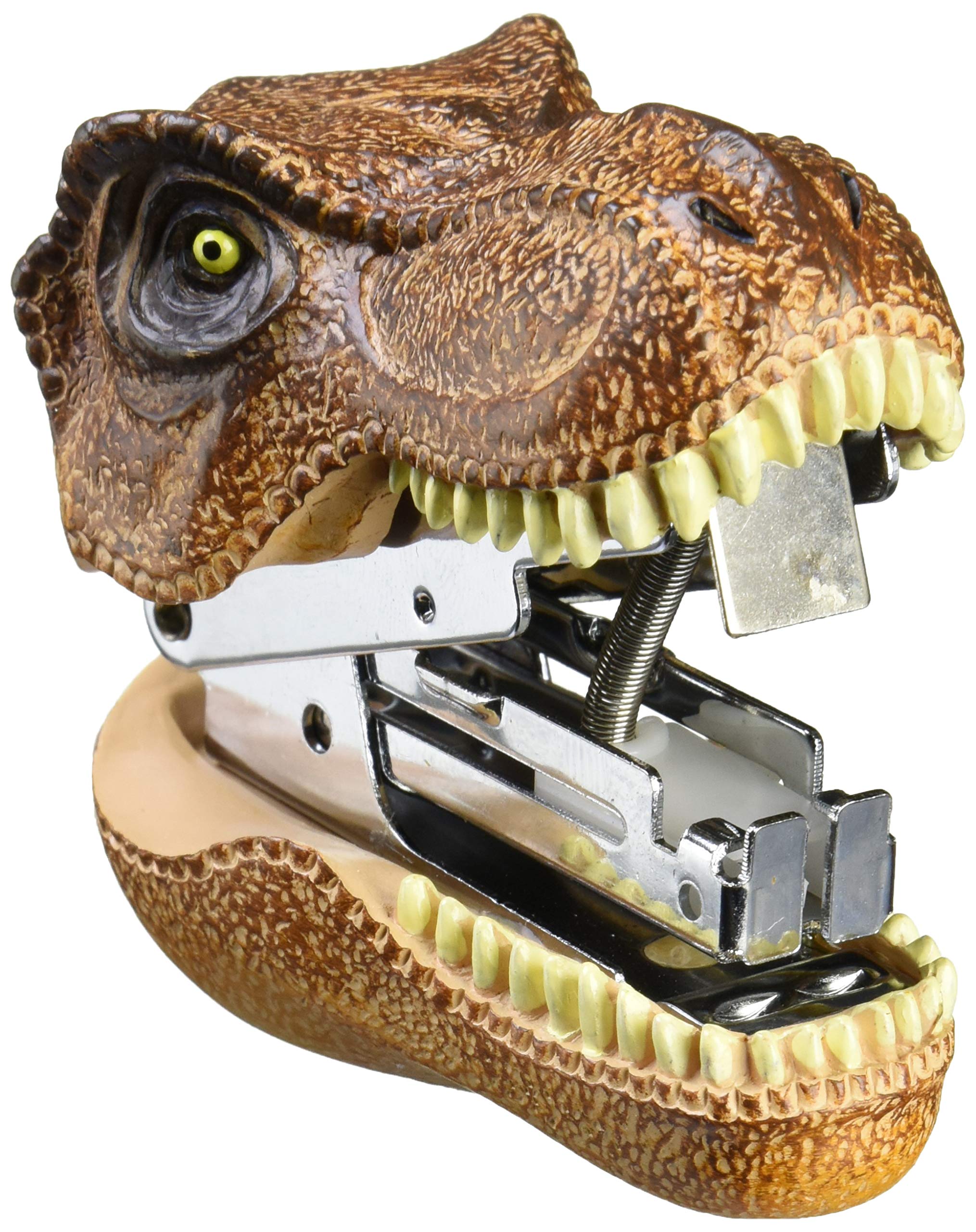 Seto Craft Sr-4071 Design Accessories, Brown, 1.4 X 2.6 X 2.0 Inches (3.5 X 6.5 X 5 Cm), Stapler (Tyrannosaurus)