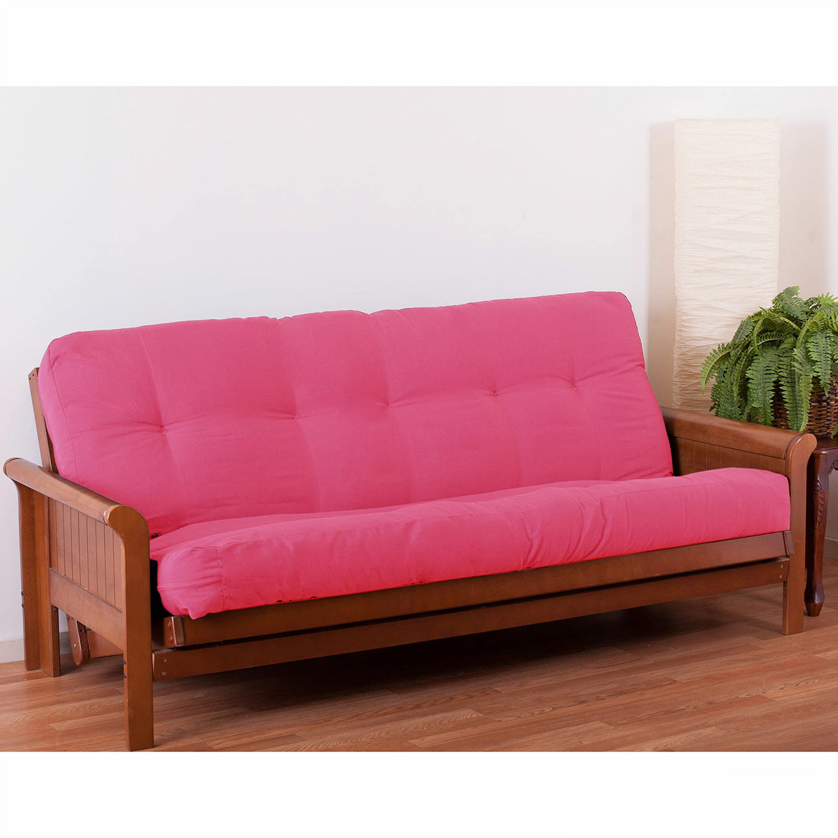 Blazing Needles Renewal 7&quot; Twill Futon Mattress, Full, Sage