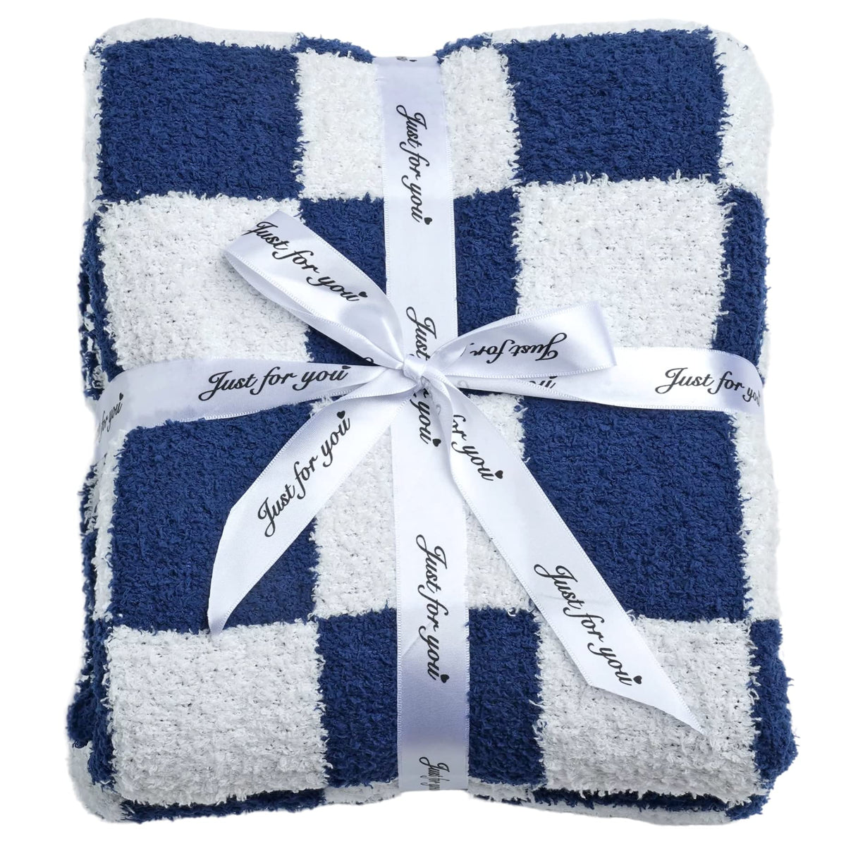 Ultra Soft Checkered Blanket Cream Cozy Buffalo Check Throw Fluffy Knitted Reversible Throw Blanket Lightweight Fleece Checkerbo